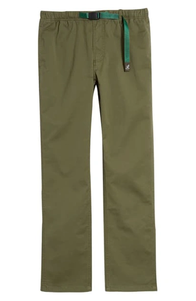 Gramicci Nn-pants Cotton-blend Twill Trousers In Olive