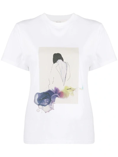 Tela Illustration Print T-shirt In White