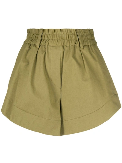 Tela Wide-leg Shorts In Green