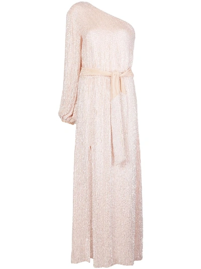 Retroféte Joyce Sequin-embellished Dress In Pink