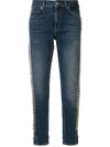 ESCADA MID RISE CROPPED JEANS