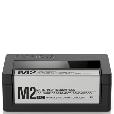 Patricks M2 Matte Finish Medium Hold Styling Product 75g In Colorless