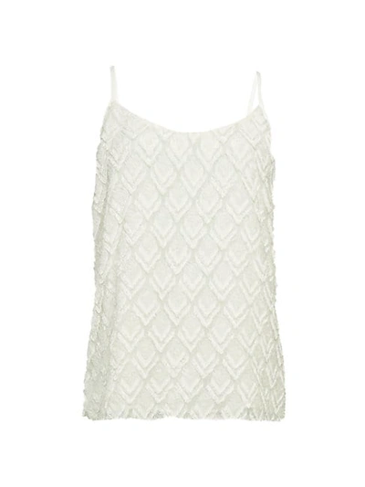 Lafayette 148 Textured Camisole Top In Cloud