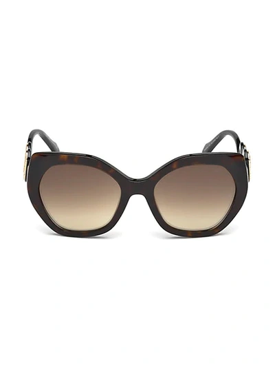 Roberto Cavalli Women's 57mm Cat Eye Sunglasses In Dark Havana