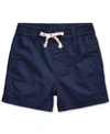 Polo Ralph Lauren Kids' Baby Boys Cotton Twill Shorts In Newport Navy