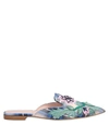 Alberta Ferretti Mules And Clogs In Blue
