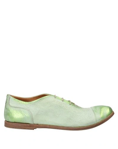 Savio Barbato Laced Shoes In Green