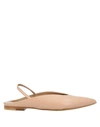 Alumnae Ballet Flats In Light Brown