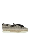 TOD'S TOD'S WOMAN ESPADRILLES IVORY SIZE 5.5 SOFT LEATHER, TEXTILE FIBERS,11849053FV 4