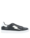 Neil Barrett B L A C K- W H I T E Sneakers In Black