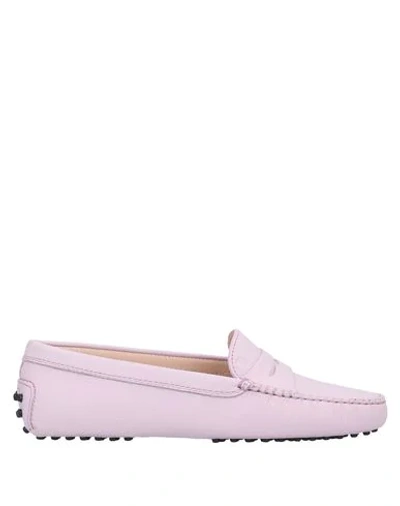 Tod's Loafers In Light Pink
