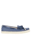 Tod's Loafers In Dark Blue