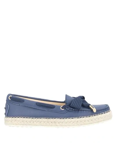 Tod's Loafers In Dark Blue