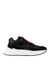Elena Iachi 50mm Glittered Leather Sneakers In Black