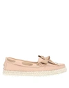 Tod's Loafers In Pastel Pink