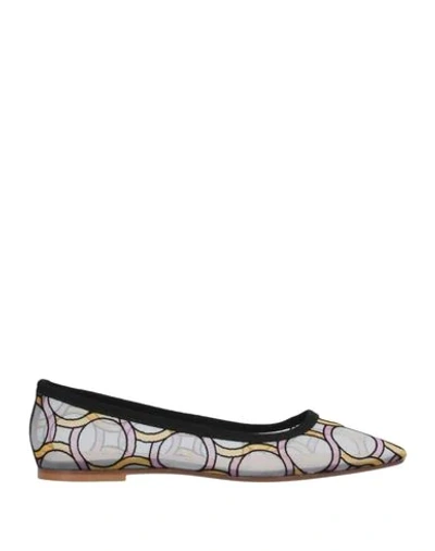 Anna Baiguera Ballet Flats In Black