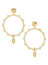 TEMPLE ST CLAIR Anfora 18K Yellow Gold Diamond Hoop Earrings