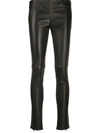 ALEXANDER MCQUEEN STUD-EMBELLISHED SKINNY-FIT TROUSERS