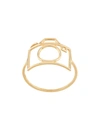 ALIITA 9KT YELLOW GOLD CAMERA RING