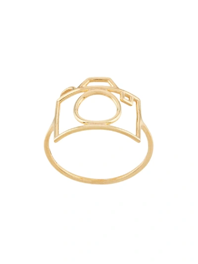 Aliita 9kt Yellow Gold Camera Ring