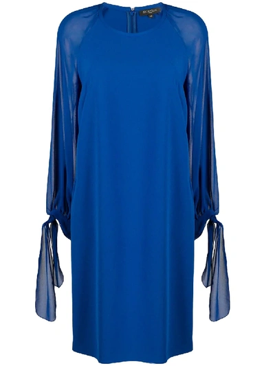 Antonelli 'georgette' Kleid In Blue