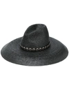 SAINT LAURENT CONCHO BAND HAT