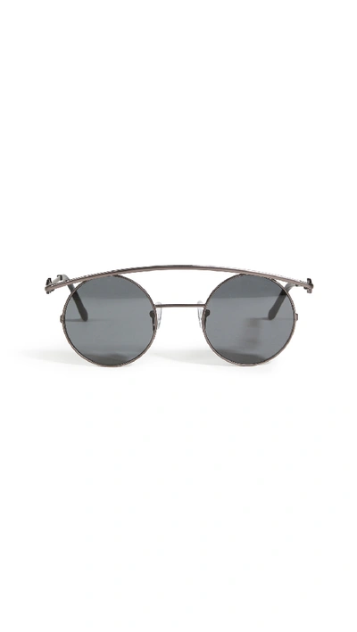 Karen Wazen Retro's Xl Sunglasses In Black