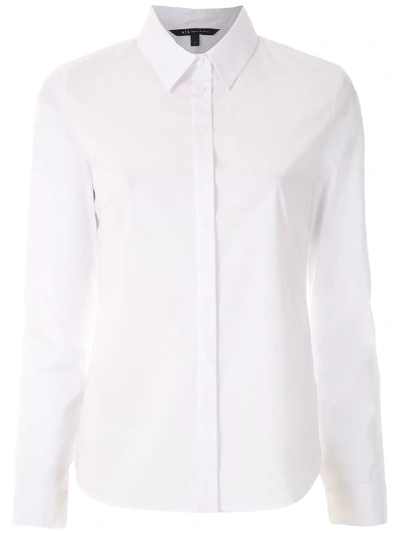Armani Exchange Slim Fit Shirt In White