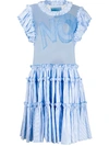 VIKTOR & ROLF NO EMBROIDERED TIERED STYLE DRESS