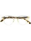 Moscot Miltzen Round-frame Glasses In Yellow