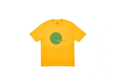 Pre-owned Palace Spot T-shirt Yellow