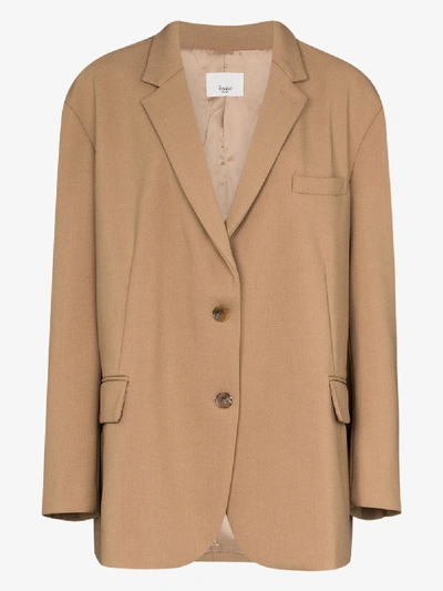 THE FRANKIE SHOP NEUTRAL BEA OVERSIZED BLAZER,OBLBEA20815304197