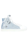 Hogan Rebel Sneakers In Sky Blue