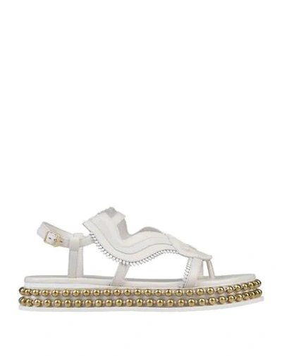 Chloé Sandals In Ivory