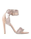 Patrizia Pepe Sandals In Pale Pink