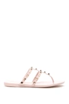 Valentino Garavani 10mm Summer Rockstud Pvc Sandals In Pink