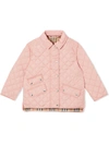 BURBERRY TEEN DIAMOND QUILTED JACKET