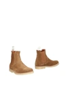 Common Projects Suede Chelsea Boots In Camel