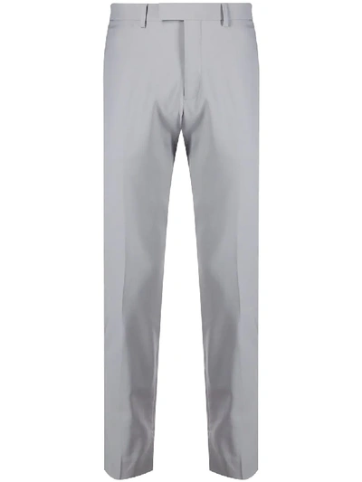 Sandro Straight Leg Trousers In Grey