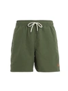 POLO RALPH LAUREN LOGO EMBROIDERY GREEN SWIM SHORTS