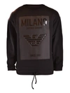 EMPORIO ARMANI LOGO PATCH SWEATSHIRT