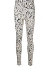 Varley Century Leopard-print Stretch Leggings In Neutrals