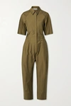LVIR Cotton-blend twill jumpsuit