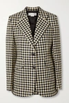 VICTORIA BECKHAM JARVIS CHECKED WOVEN BLAZER