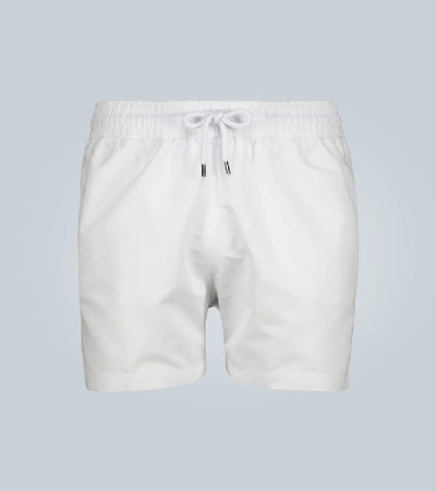 Frescobol Carioca Sport Regular-fit Swim Shorts In White