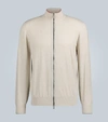 BRUNELLO CUCINELLI ZIPPED KNITTED COTTON CARDIGAN,P00442224