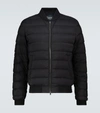 Herno L'aviatore Down Bomber Jacket In Black