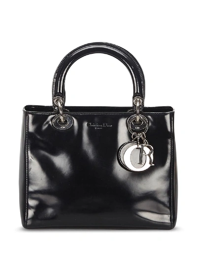 Pre-owned Dior Lady Tote In Black