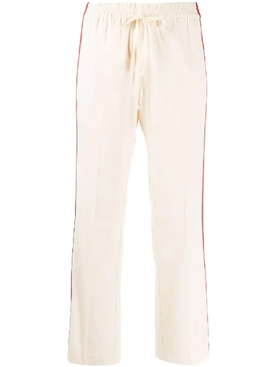 Zadig & Voltaire Side-strip Cropped Trousers In Neutrals
