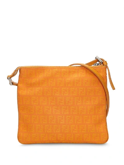 Pre-owned Fendi Crossbody Bag In Orange